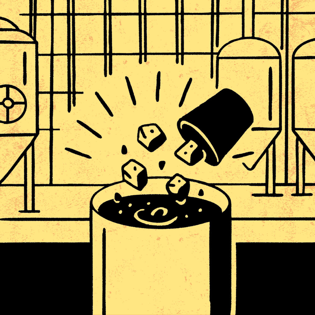 Illustration de la recette Brasse-Mie : pains invendus intégrés dans une préparation brassée pour leur donner une nouvelle vie.